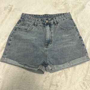 SHEIN High waisted denim shorts size medium